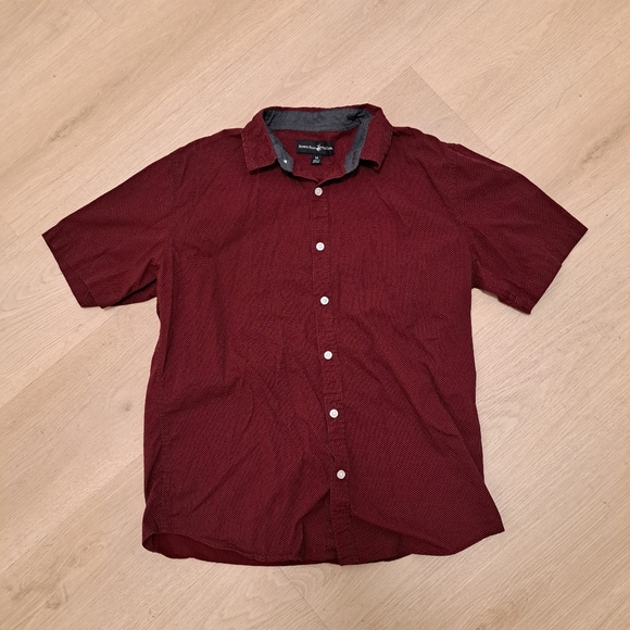 Beverly Hills Polo Club Other - Beverly Hills Polo Club Men's Red White Polka Dot Shirt Size M But See Descr.